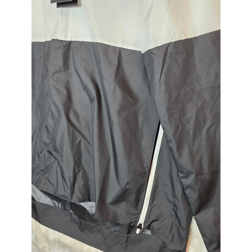 Nike Mens Football Windrunner Quarter Zip Jacket Black White‎ CI4474-100 Size L